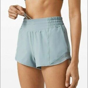LULULEMON light blue hotty hot shorts